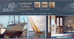 Desktop Screenshot of landmarkgallery.net