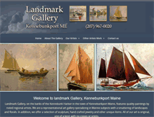 Tablet Screenshot of landmarkgallery.net